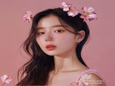 佐佐木希为日本美妆品牌CANMAKE拍摄广告大片，粉嫩色调，清新可人