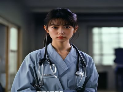 佐佐木希出演日本热门医疗剧《医龙》剧照，身着医护服装，专业感十足